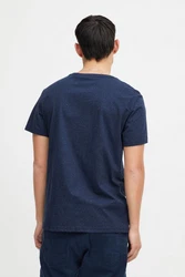 Blend T-Shirt BHTee Dunkelblau/Hellblau/Blau