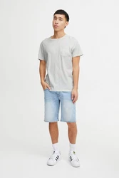 Blend T-Shirt BHTee Hellblau/Grau/Blau/Hellgrau/Silber