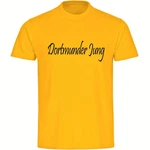 multifanshop T-Shirt Herren Dortmund - Dortmunder Jung Gelb/Beige