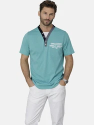 Babista T-Shirt ROMOLINO mit eleganten Zierknöpfen grn (mint)