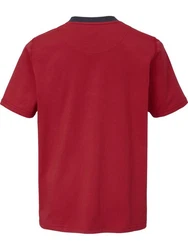 Babista T-Shirt ROMOLINO mit eleganten Zierknöpfen Dunkelrot/Rot