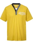 Babista T-Shirt ROMOLINO mit eleganten Zierknöpfen gelb