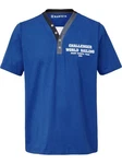 Babista T-Shirt ROMOLINO mit eleganten Zierknöpfen blau