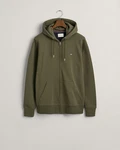 Gant Sweatjacke Regular Shield Full Zip Hoodie Grün
