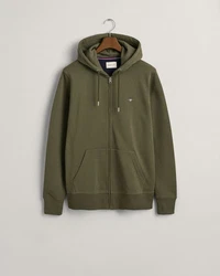 Gant Sweatjacke Regular Shield Full Zip Hoodie Grün