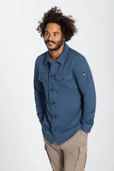 SUPER.NATURAL Sweatjacke KNIT JACKET Hellblau/Blau/Dunkelblau