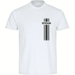 T-Shirt Herren Deutschland - Streifen - Mnner