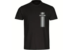multifanshop T-Shirt Herren Deutschland Schwarz