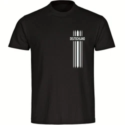 multifanshop T-Shirt Herren Deutschland Schwarz