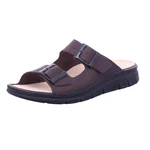 Finn Comfort CAYMAN SOFT Pantolette Dunkelbraun/Lila/Braun/Dunkelblau