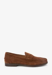 Next Penny Loafer (1-tlg) Braun/Beige
