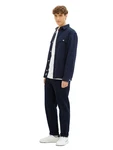 TOM TAILOR Denim Poloshirt Dunkelblau/Hellblau/Weiß/Creme
