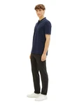 TOM TAILOR Denim Poloshirt Dunkelblau/Hellblau/Lila