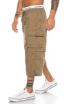BENK Cargoshorts Freemen Bermuda Cargo Capri Kurze Hose Vintage Short Casual Khaki