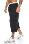 BENK Cargoshorts Freemen Bermuda Cargo Capri Kurze Hose Vintage Short Casual Schwarz/Dunkelblau/Khaki