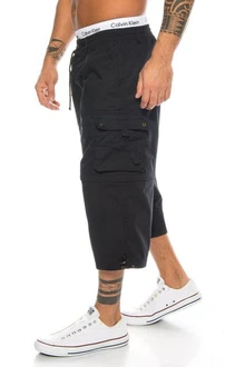 BENK Cargoshorts Freemen Bermuda Cargo Capri Kurze Hose Vintage Short Casual Schwarz/Dunkelblau/Khaki BENK Cargoshorts Freemen Bermuda Cargo Capri Kurze Hose Vintage Short Casual Schwarz/Dunkelblau/Khaki
