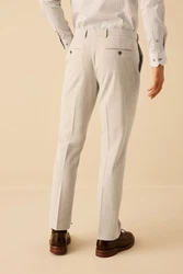 Next Motion Flex Stretch Anzug Slim Fit Hose Khaki/Beige