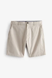 Next Chinoshorts Stretch-Chinoshorts Slim-Fit Khaki/Beige