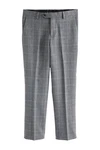 Next Slim Fit Anzughose mit Prince-of-Wales-Karo Grau Next Slim Fit Anzughose mit Prince-of-Wales-Karo Grau