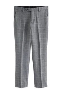 Next Slim Fit Anzughose mit Prince-of-Wales-Karo