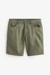 Next Chinoshorts Bermudashorts Slim Dunkelgrün/Khaki/Grün