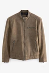 Next Bikerjacke (1-St) Braun/Khaki/Grau