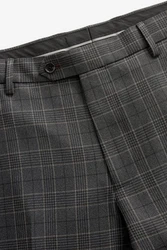 Next Anzughose Tailored-Fit mit kleinem Karomuster Dunkelgrau/Grau/Hellgrau