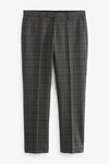 Next Anzughose Tailored-Fit mit kleinem Karomuster Dunkelgrau/Grau/Hellgrau