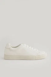 Next Minimalistische Sneaker Weiß/Creme/Beige