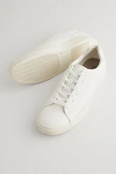Next Minimalistische Sneaker Weiß/Creme/Beige