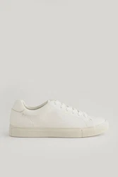Next Minimalistische Sneaker Weiß/Creme/Beige