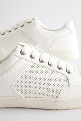 Next Lässig-elegante Sneaker Weiß/Creme/Grau
