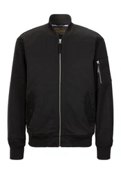 Replay Blouson SOFT POLY SATIN Schwarz/Khaki/Dunkelgrau/Dunkelbraun