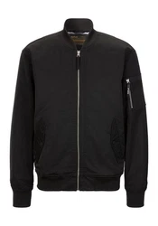 Replay Blouson SOFT POLY SATIN Schwarz/Khaki/Dunkelgrau/Dunkelbraun