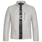 Milestone Lederjacke Alessio Grau/Beige/Khaki/Creme