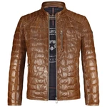 Milestone Lederjacke Alessio Braun/Beige/Dunkelbraun