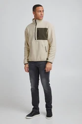 Blend Fleecejacke BLEND BHSweatshirt Khaki/Beige