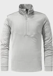 Schöffel Strickfleece-Pullover CIRC Fleece Looop Hellgrau/Grau