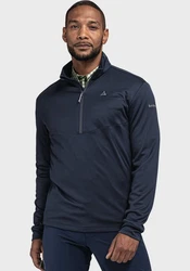 Schöffel Strickfleece-Pullover CIRC Fleece Looop Dunkelblau/Blau/Hellblau