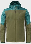 Schöffel Fleecejacke Hoody Svardalen Grün/Dunkelgrün