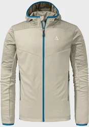 Schöffel Fleecejacke Hoody Svardalen Khaki/Beige