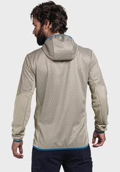 Schöffel Fleecejacke Hoody Svardalen Khaki/Beige