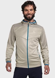 Schöffel Fleecejacke Hoody Svardalen Khaki/Beige