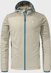Schöffel Fleecejacke Hoody Svardalen Khaki/Beige