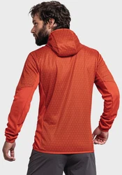 Schöffel Fleecejacke Hoody Svardalen Orange/Rot