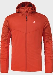 Schöffel Fleecejacke Hoody Svardalen Orange/Rot