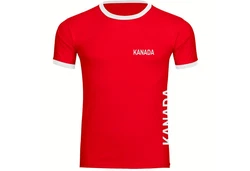 multifanshop T-Shirt Kontrast Kanada Mnner Grün/Rot