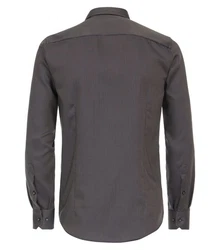 CASAMODA VENTI Business Langarmhemd Dunkelgrau/Grau/Khaki