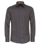 CASAMODA VENTI Business Langarmhemd Dunkelgrau/Grau/Khaki