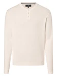Nils Sundstrm Strickpullover Weiß/Khaki/Beige/Braun